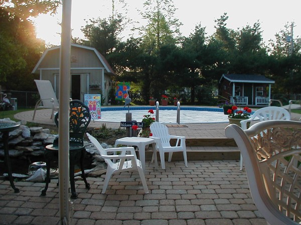 Papas back yard