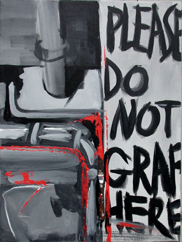 PLEASE DO NOT GRAFFITI HERE