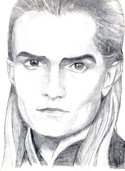 Orlando Bloom pencil 