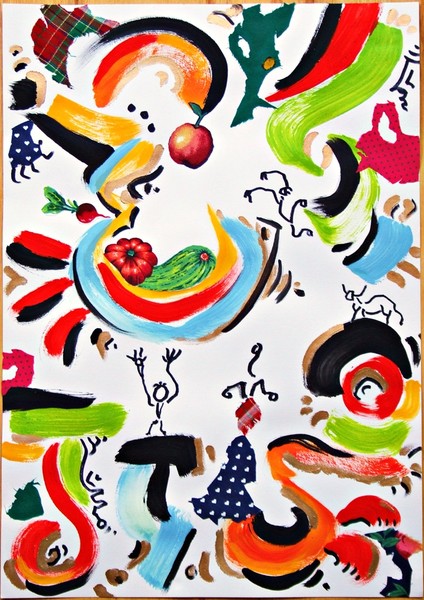 Composition XVII -  Fight for Food