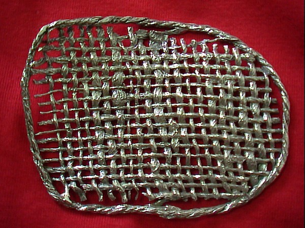 Hand made sterling silver brooch