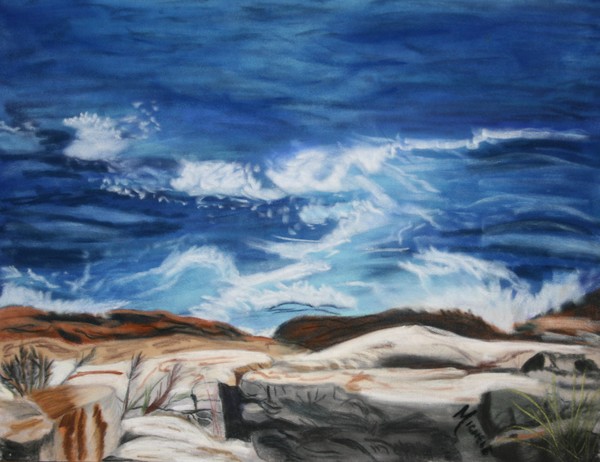 Rocks Above the Sea