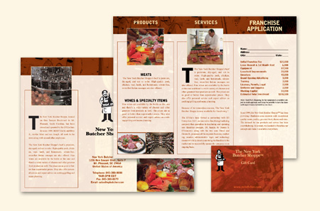 Brochure & Gift Card