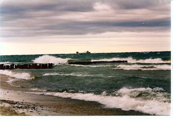 Lake Michigan Freighter