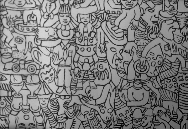 Fragment #3- ( A4 size format) - out of an oil p