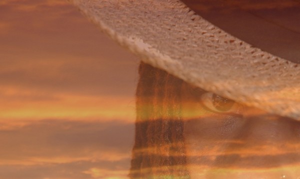 Sunset woman