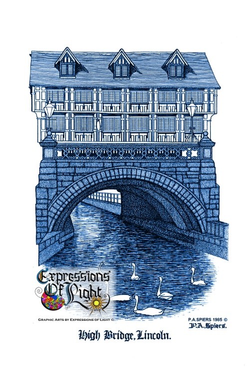 ExpoLight-Graphic-Arts-Lincoln-City-High-Bridge-1985-0001 (Pen-&-Ink-Blue-Sepia-SP)