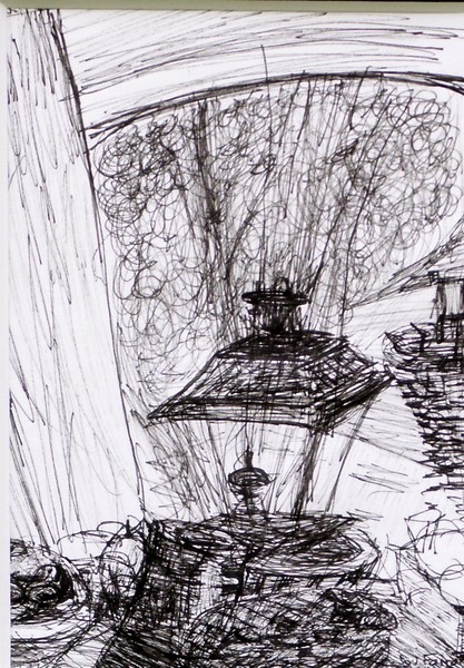 Lamp in Window