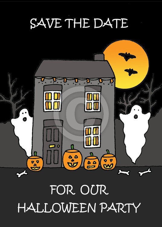 Halloween Party, Save the Date.