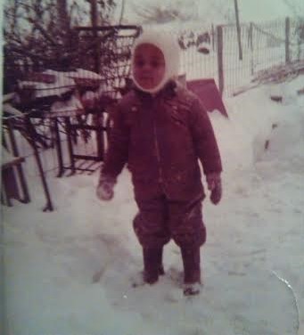 Toddler In The Snow