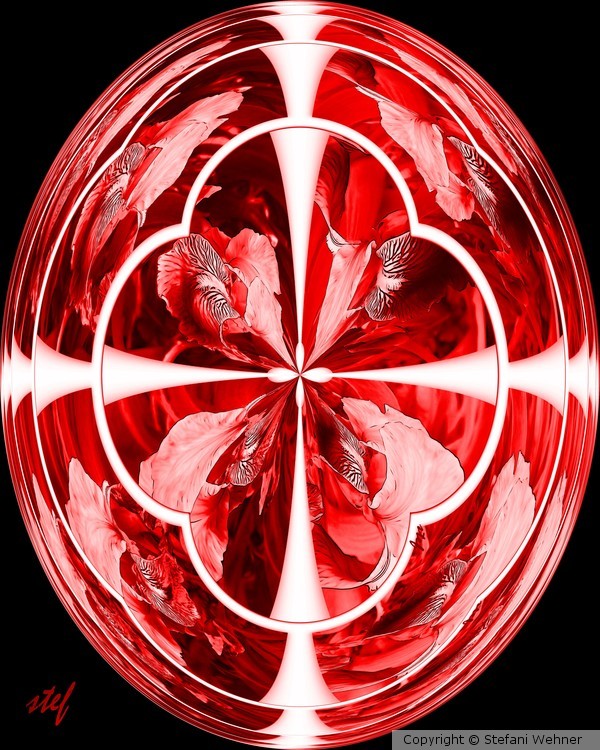 red egg for easter