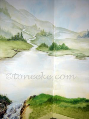 Corner of My Living Room Mural