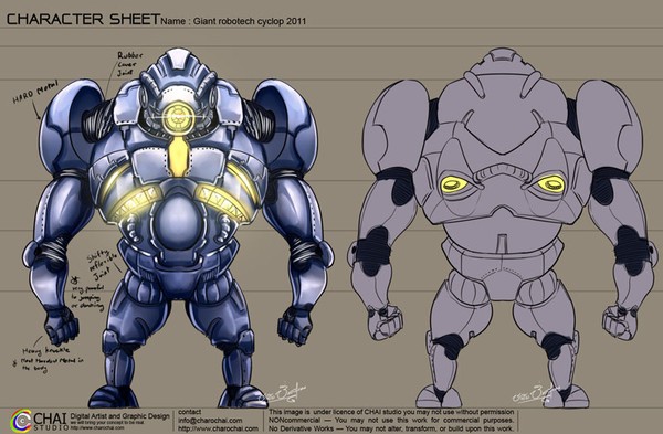 Giant robotech cyclop 2011