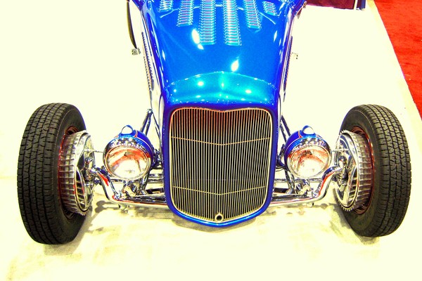 Red, White and Blue Street Rod