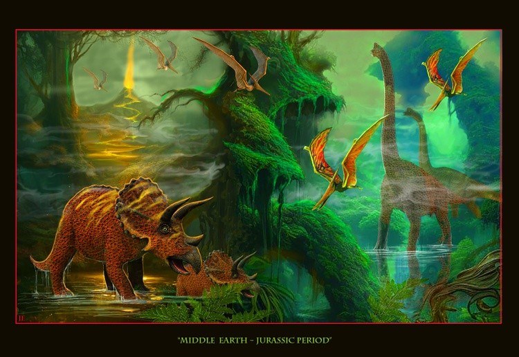 Jurassic World Jungle Panoramic 