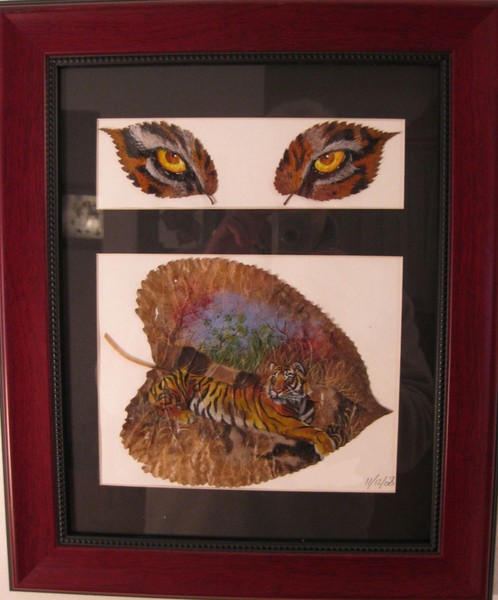 Tiger Eyes & Reclining Tiger