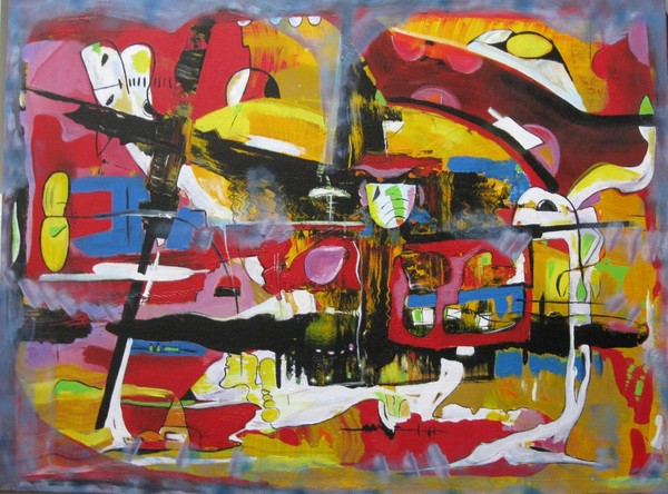 The Most Perfect Time: Original Acrylic Abstract