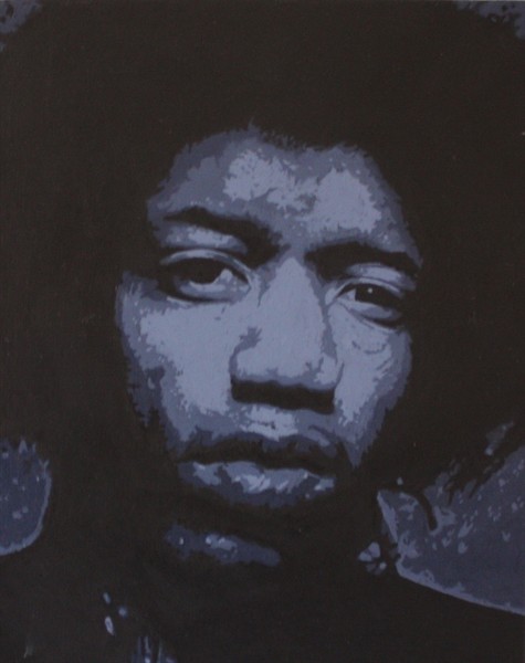 Jimi Hendrix portrait - Voodoo Child