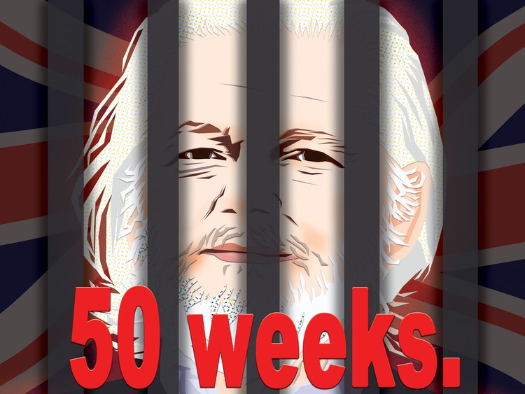 Julian Assange by Daniel Morgenstern