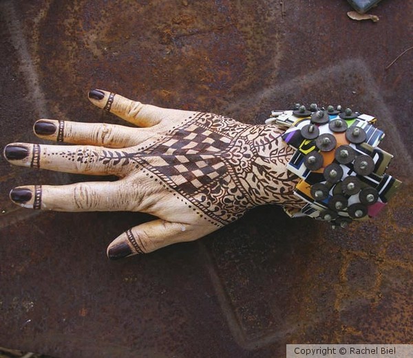 paper bracelet angled