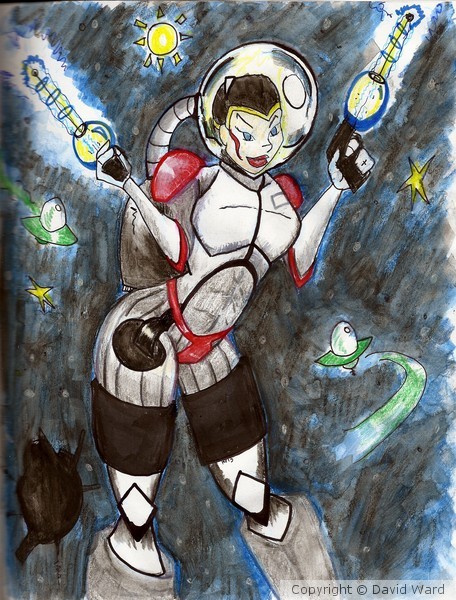 Space Girl 001