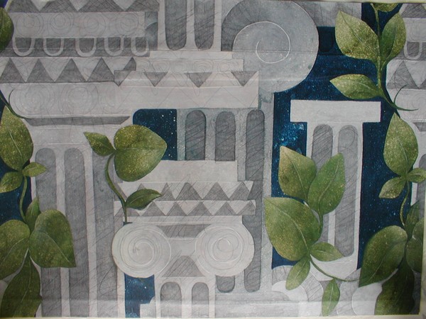 Foilage with Columns