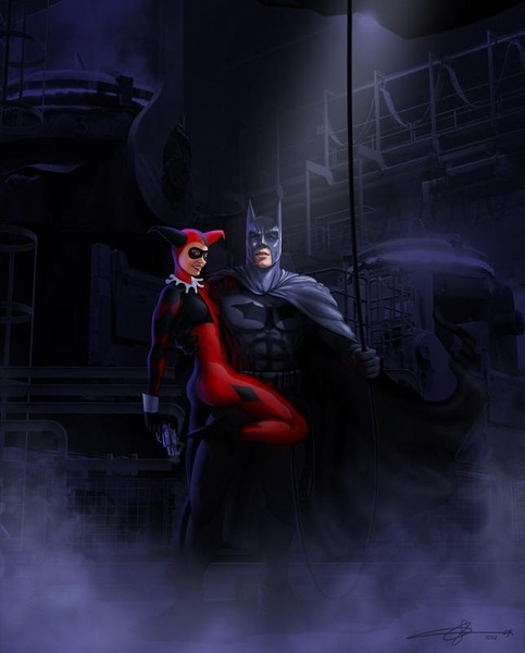 Batman and Harley Quinn