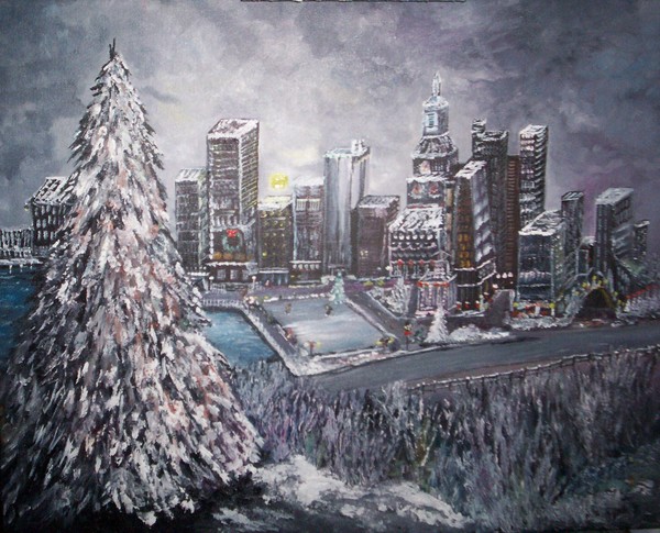 Christmas Cityscape