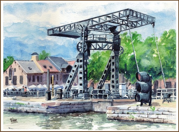 The end of the channel