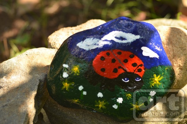 Lady Bug Painting
