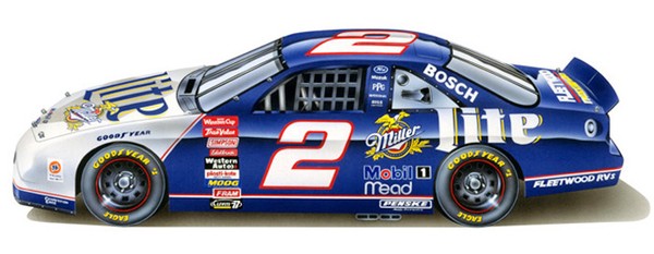 'Miller Lite' Racing Car
