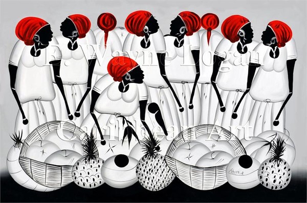 Community - Haitian Art Print