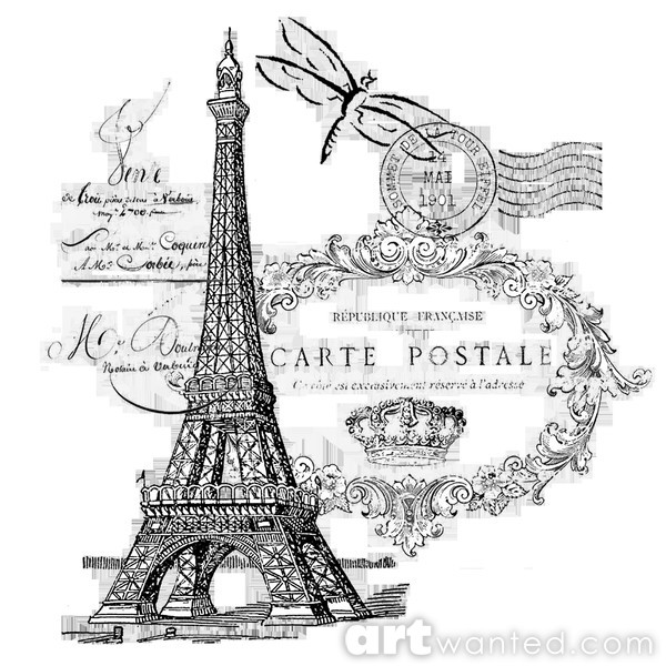eiffel tower collage