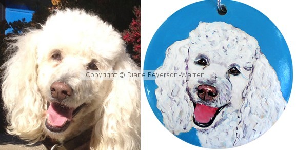 custom pet ornament or magnet