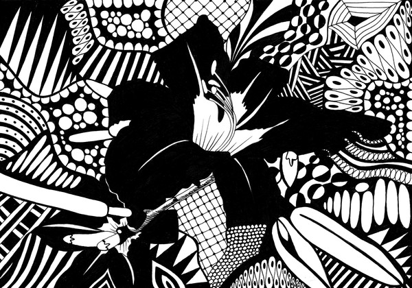 abstract flower