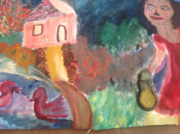 Lady with lamp