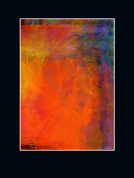 A Study of Orange-1 Wall Art