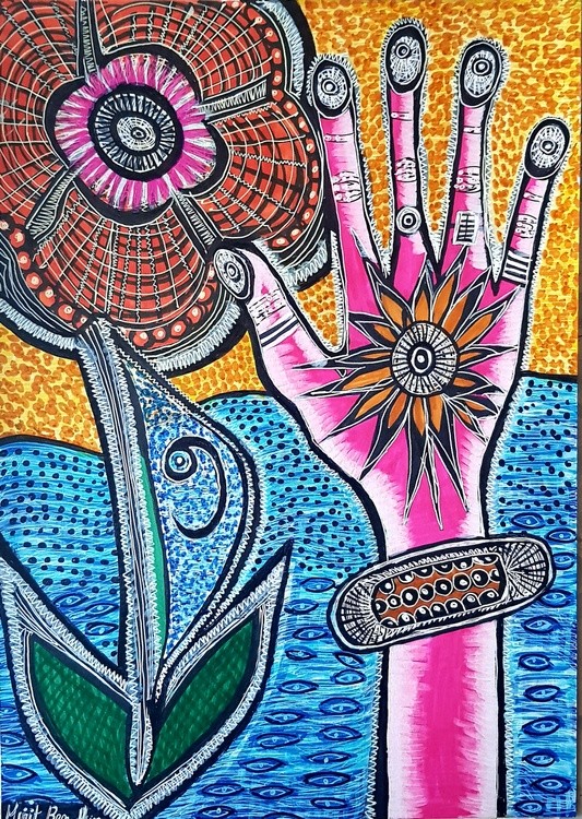 travel art studio israel painter mirit bren nun modern paintings 