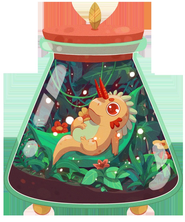 Bottled Fire Lizard