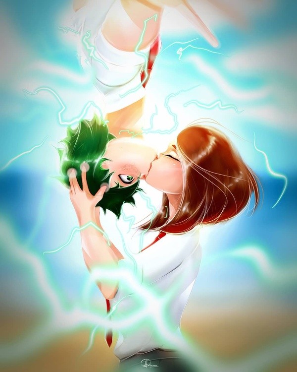 Oops She caught Deku-kun off guard