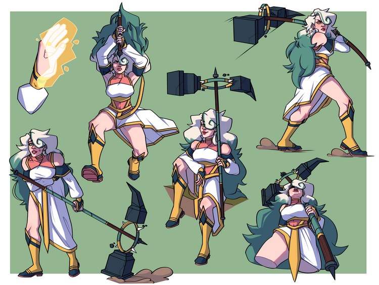 Raella poses
