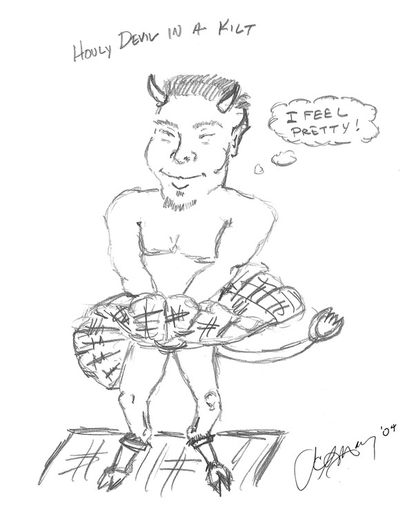 HoulyDevil In A Kilt