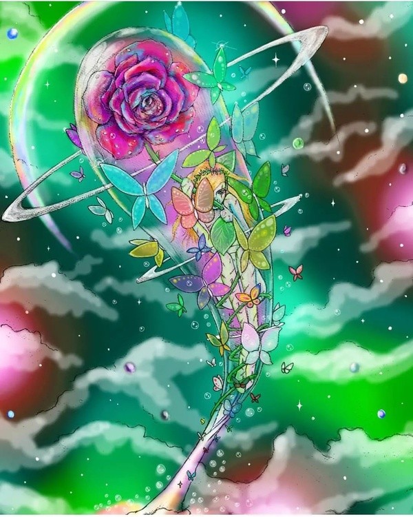 Chasing ButterfliesI know I post this 1 a lot but its really my fave digitally coloured image 