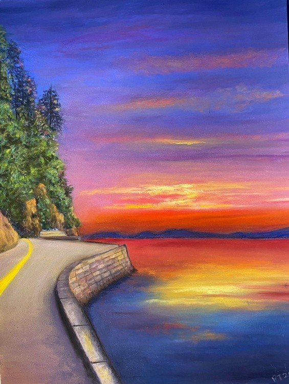 Sundown By The Vancouver Seawall