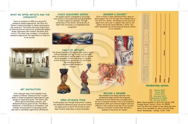 Chico Art Center Brochure