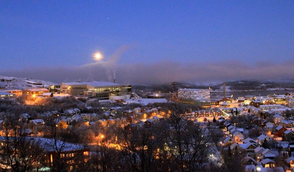 Cold winter morning in Kirkenes - Norway