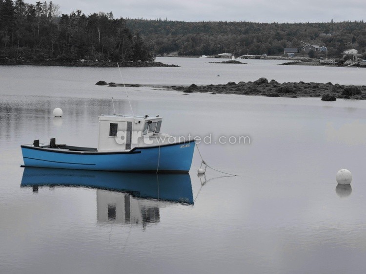 Blue boat