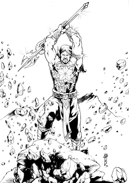 Gatot Kaca ink Version