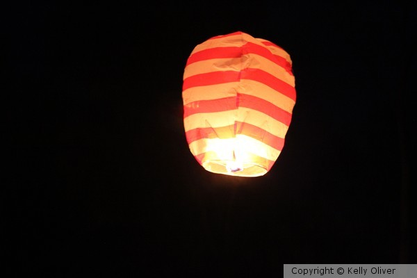 Memorial Lantern InFlight 