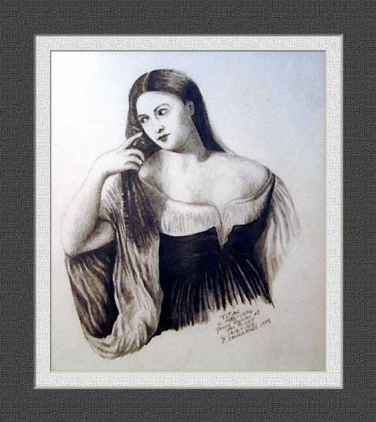 old master study, Titian
